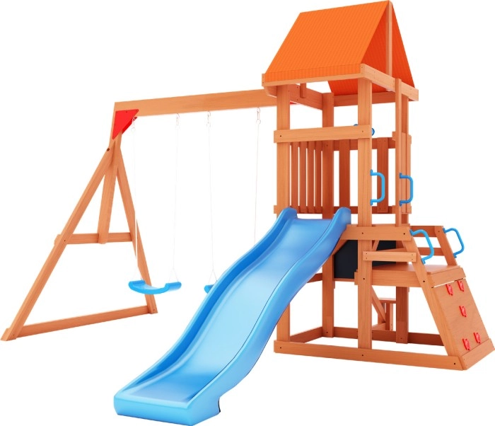 Backyard Blitz Deluxe Wooden Playcentre