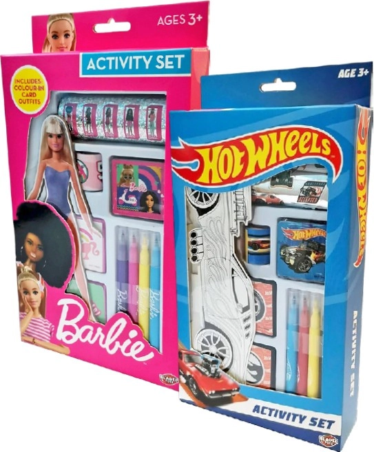 Barbie & Hot Wheels Activity Set - Assorted