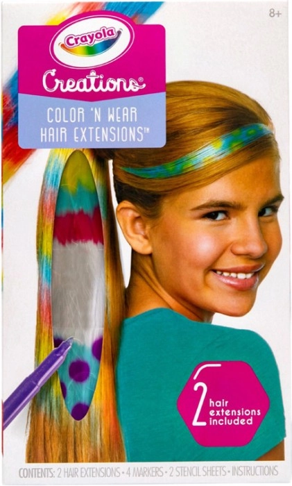 Crayola Creations Colour 'N Wear Hair Extensions