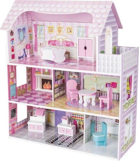 Dollie & Me Dollhouse with 9pcs Furniture