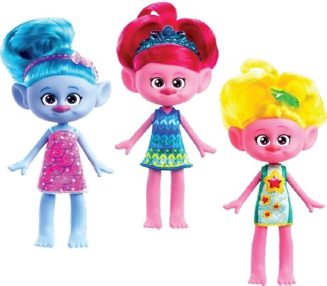 Dreamworks Trolls: Band Together Trendsettin' Dolls - Assorted