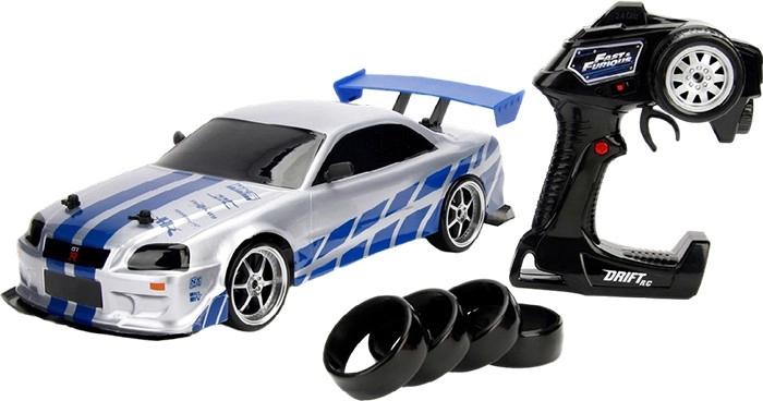 Jada Fast & Furious Drift 1:10 2002 Nissan Skyline GT-R (BNR34) RC