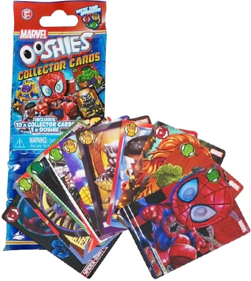 Ooshies Marvel Trading Cards Starter Pack