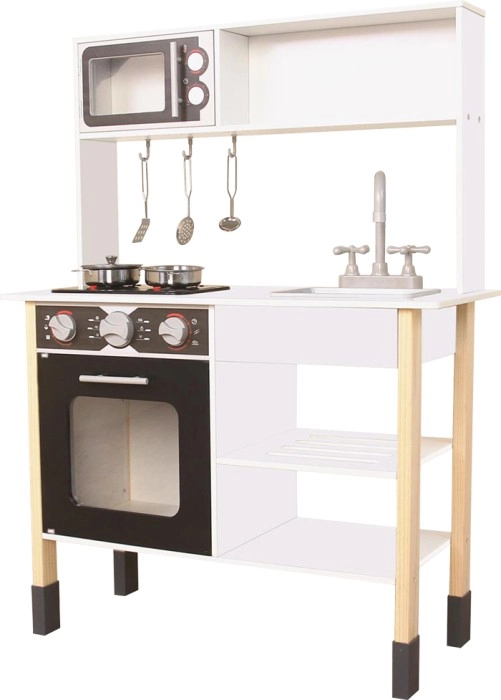 Wonder Co. Kitchen with Accessories - Black & White