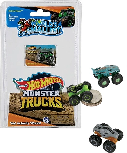 World's Smallest Hot Wheels Monster Trucks