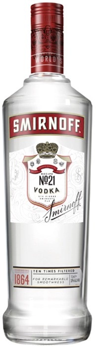 Smirnoff Red Label Vodka 1 Litre