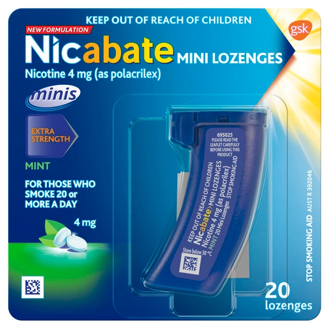 Nicabate Mini 4mg 20 Lozenges