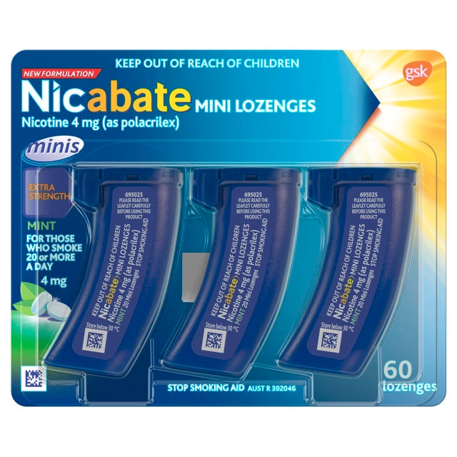 Nicabate Mini 4mg 60 Lozenges