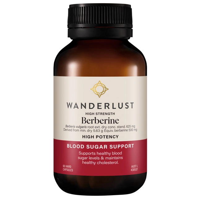 Wanderlust High Strength Berberine 60 Capsules