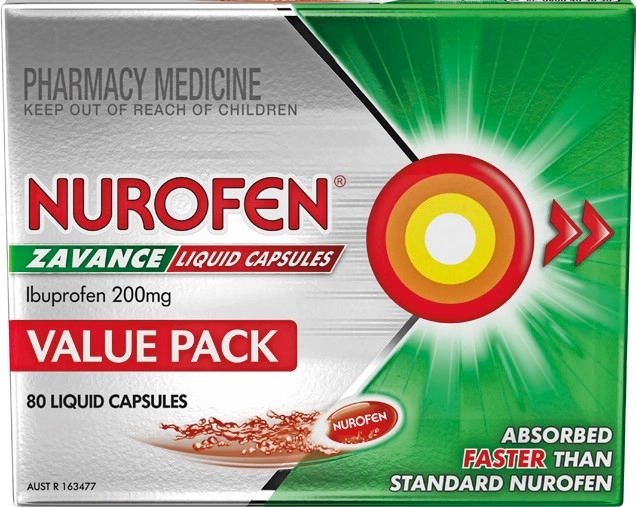 Nurofen Zavance 80 Liquid Capsules