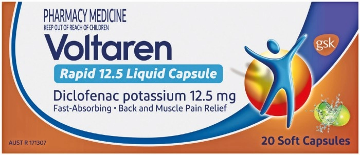 Voltaren Rapid 12.5 20 Soft Capsules