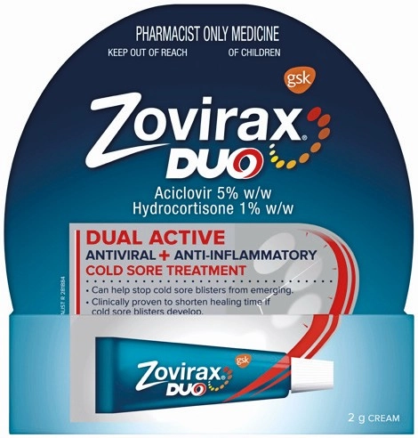 Zovirax Duo Cold Sore Treatment 2g