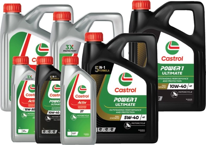 20% off Castrol Motorcycle Oils^