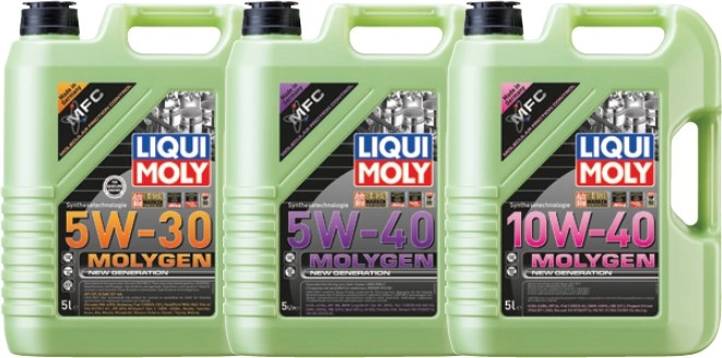 30% off Liqui Moly 5L Molygen Engine Oils^