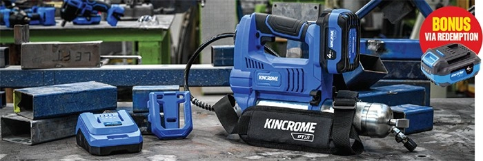 Kincrome 18V Grease Gun Kit