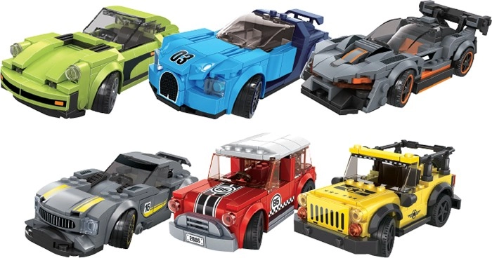 Mini Car Building Bricks