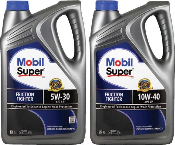 Mobil Super 5L Friction Fighter Engine Oils^