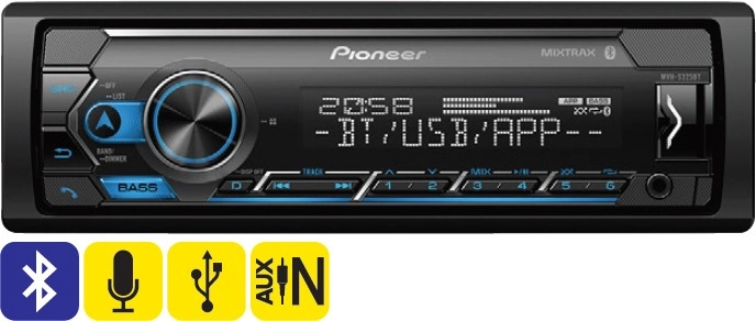 Pioneer Digital Media Player w/ Bluetooth®