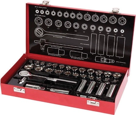 SCA 34 Pce 3/8” Drive Socket Set