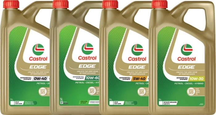 Selected Castrol Edge 5L Engine Oils^