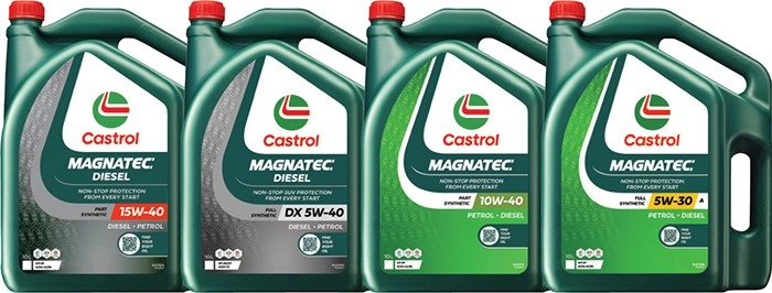 Selected Castrol Magnatec 10L Engine Oils^