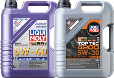 Selected Liqui Moly 5L Engine Oils^