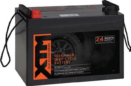 XTM DC12-100Ah AGM Deep Cycle Battery