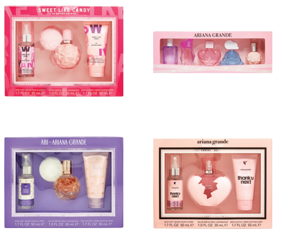 Ariana Grande Gift Set Range