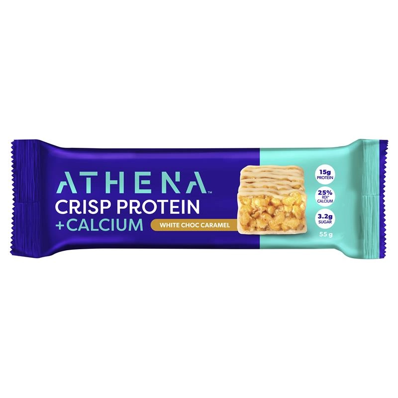 Athena Crisp Protein + Calcium Choc Almond 55g