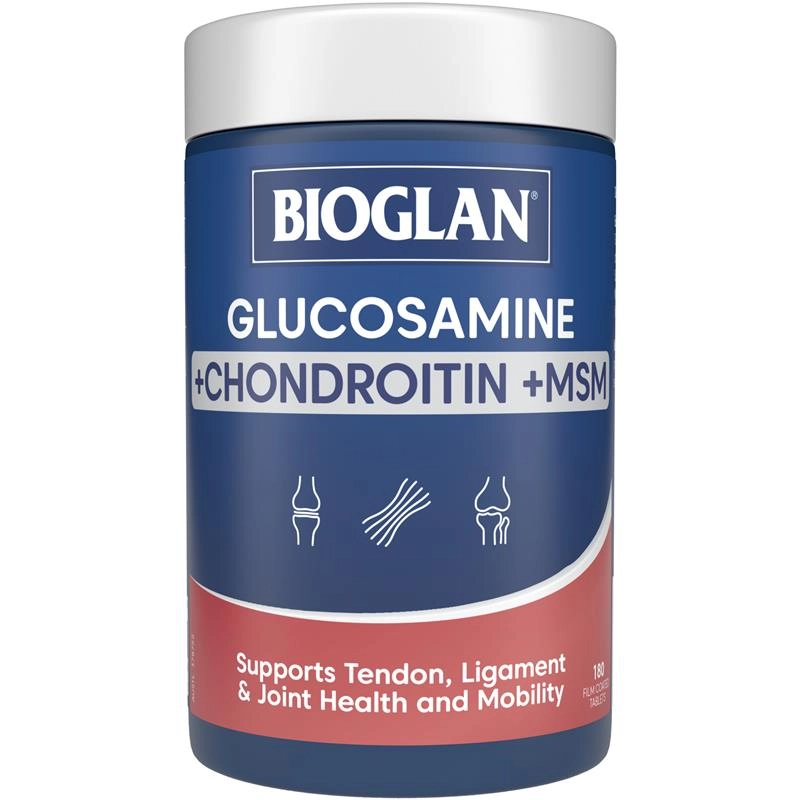 Bioglan Glucosamine + Chondroitin MSM 180 Tablets