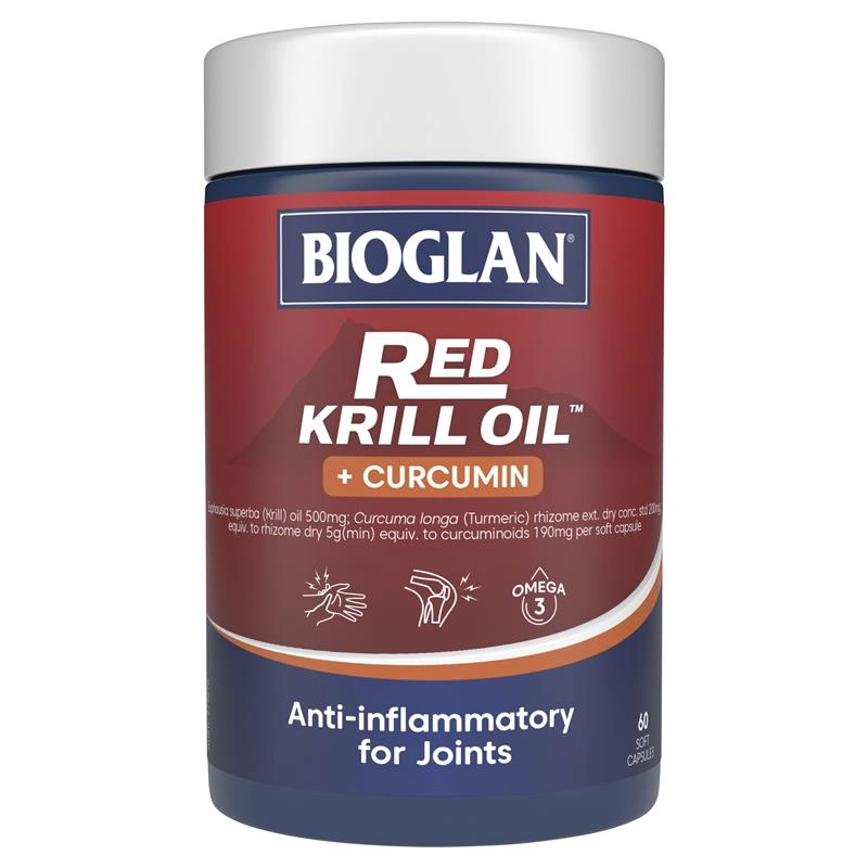 Bioglan Red Krill + Curcumin 60 Capsules