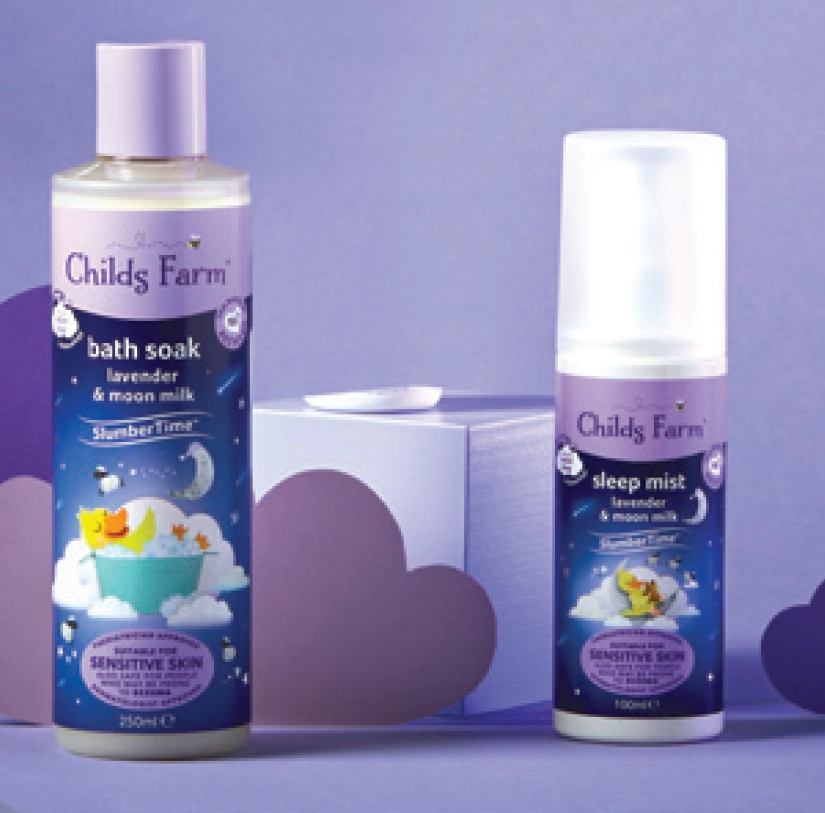 Childs Farm Lavender & Moon Milk Bath Soak 250m or Sleep Mist 100ml