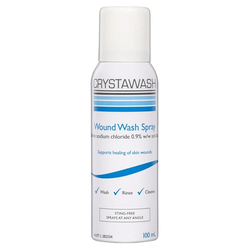 Crystawash Wound Wash Spray 100ml