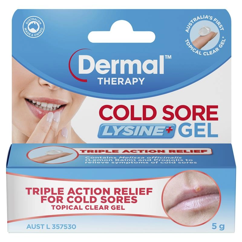 Dermal Therapy Cold Sore Lysine+ Gel 5g