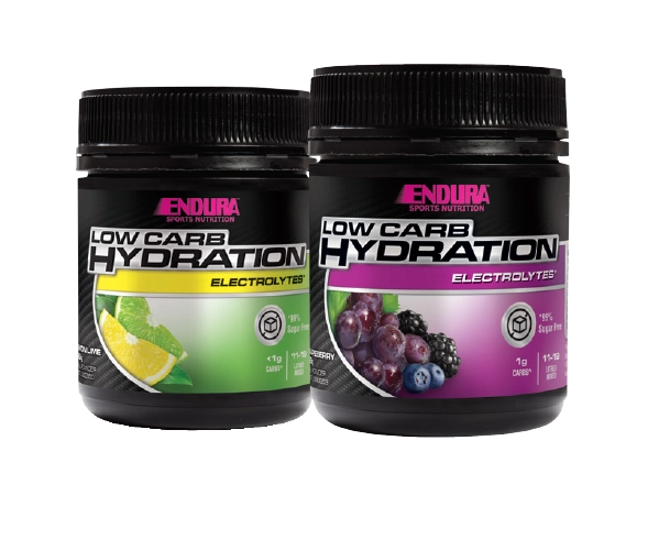 Endura Low Carb Hydration Lemon Lime or Grapeberry 128g