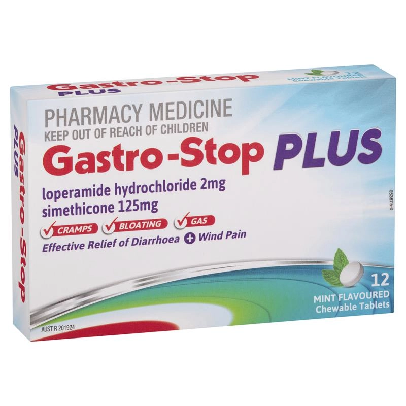 Gastro-Stop Plus 12 Chewable Tablets