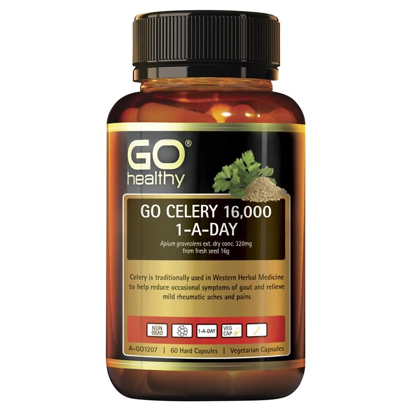 Go Healthy Celery 16,000 1-A-Day 60 Vegetarian Capsules