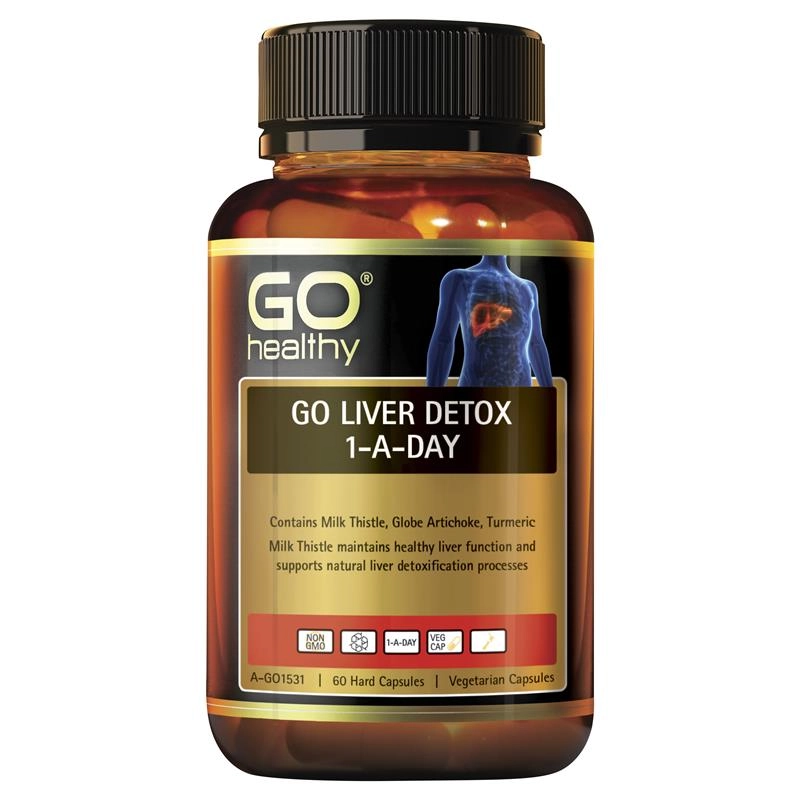 GO Healthy Liver Detox 1-A-Day 60 Capsules