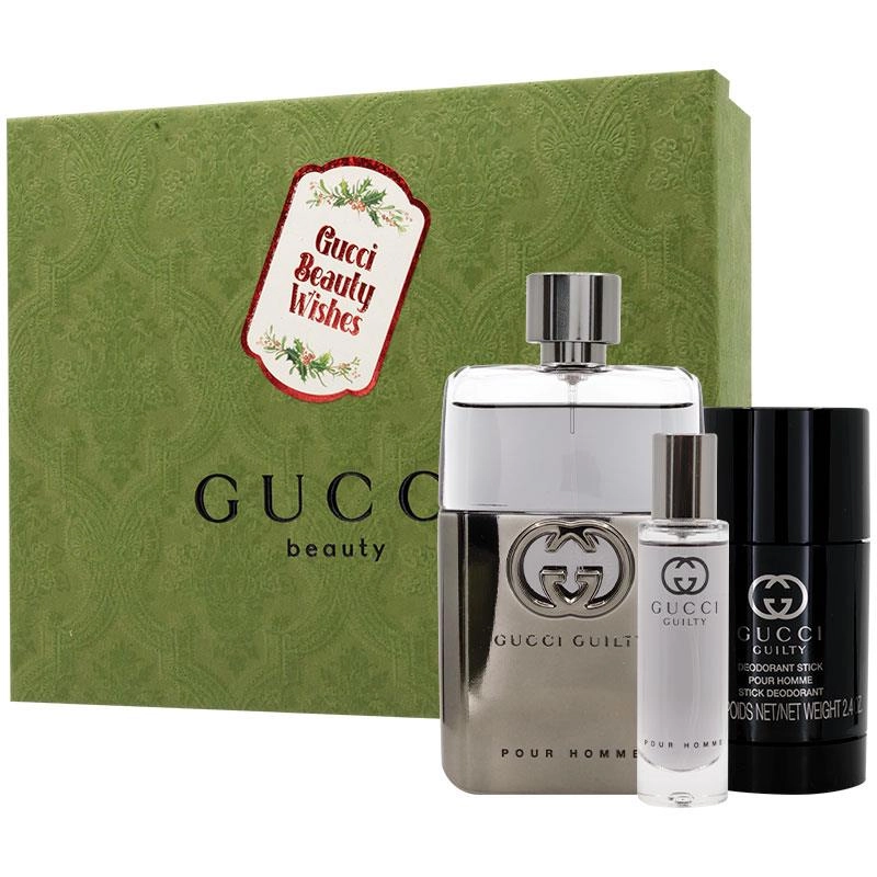 Gucci Guilty Pour Homme 90ml EDT 3 Piece Set