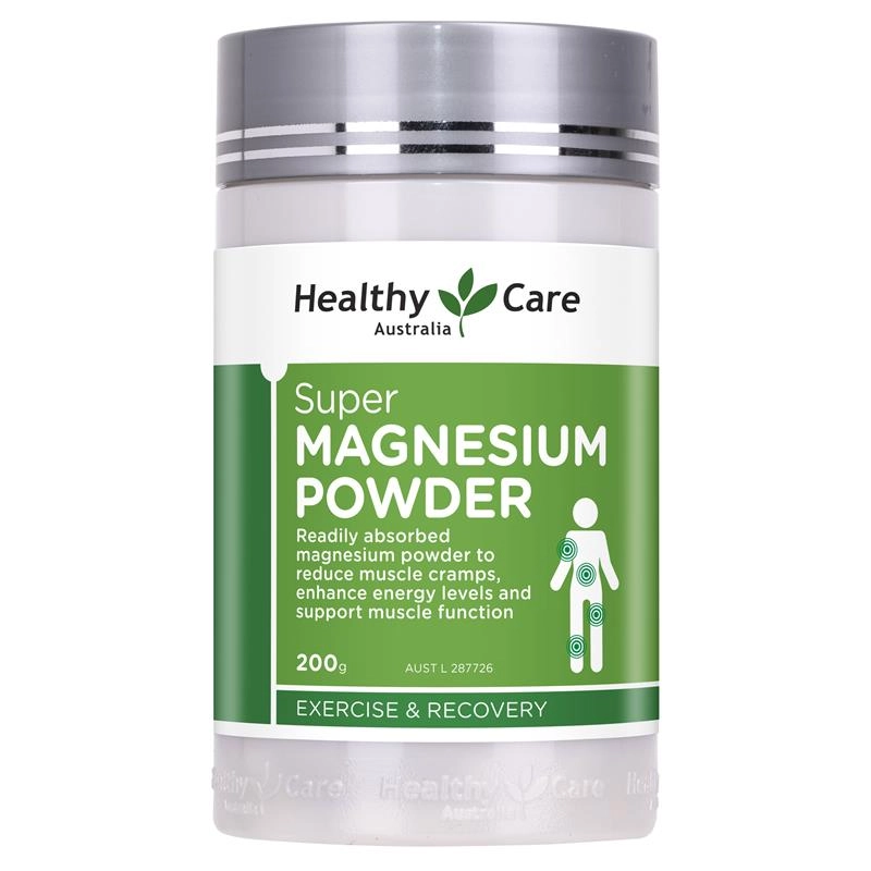 Healthy Care Super Magnesium Raspberry Powder 200g