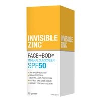 Invisible Zinc SPF 50 Face + Body 75g