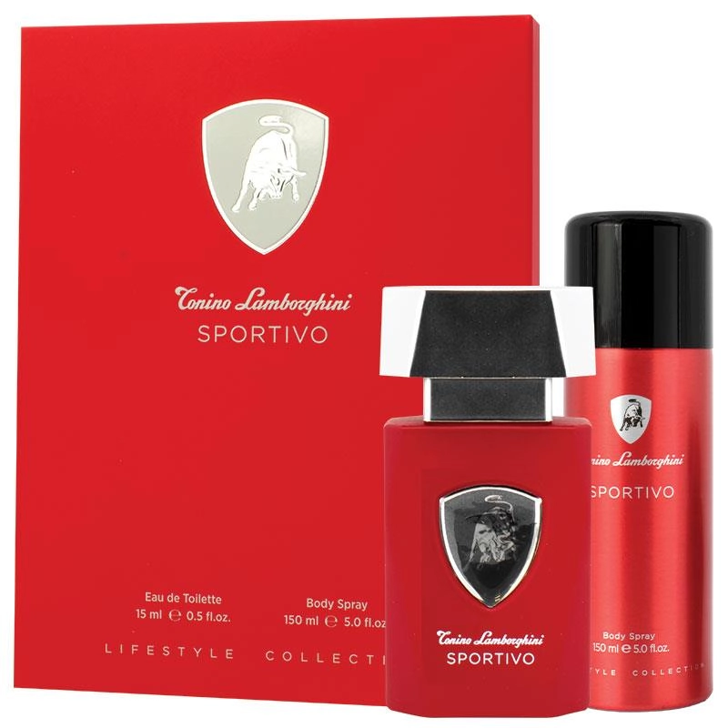 Lamborghini Sportivo 15ml EDT 2 Piece Set