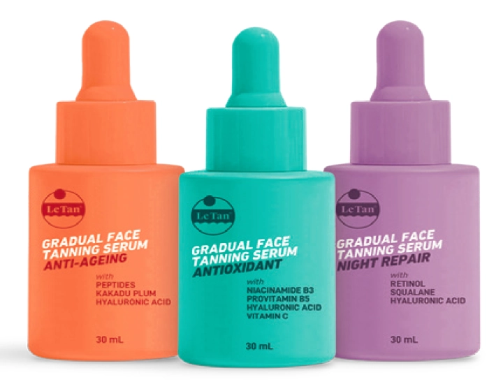 Le Tan Gradual Face Tanning Serum 30ml Assorted Variants