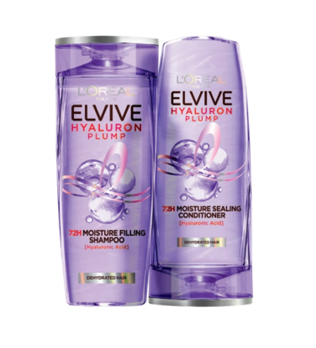 L’Oréal Paris Elvive Hyaluron Plump Shampoo or Conditioner 300ml