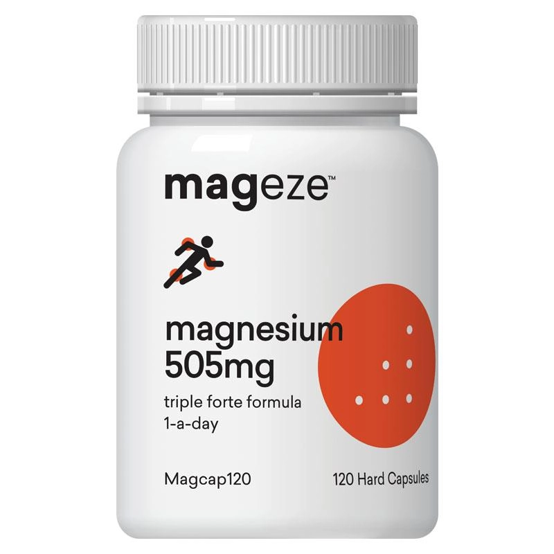 Mageze Magnesium 505mg One-A-Day 120 Capsules