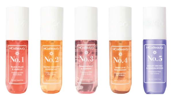 MCoBeauty Fragrance Hair & Body Mist 90ml Assorted Variants