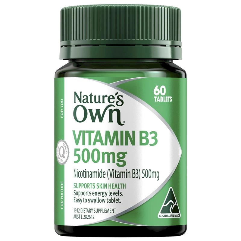 Nature’s Own Vitamin B3 500mg 60 Tablets