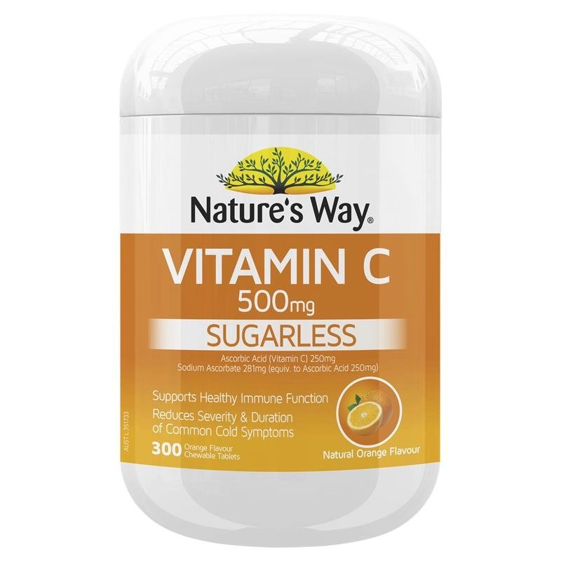 Nature's Way Vitamin C 500mg 300 Tablets