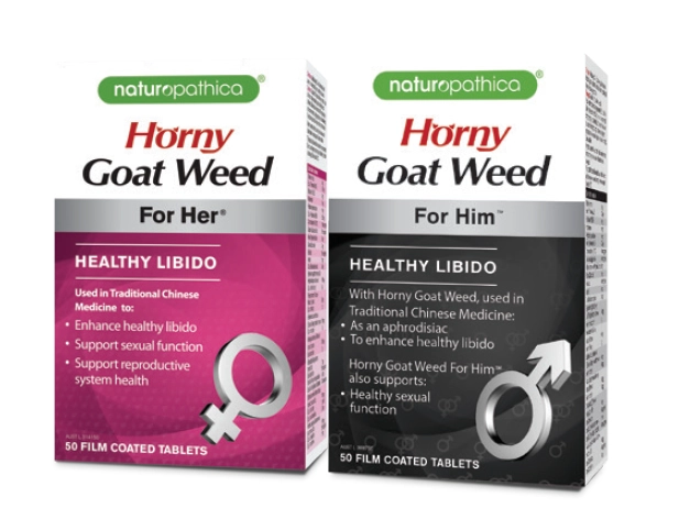 Naturopathica Horny Goat Weed For Her or Him 50 Tablets