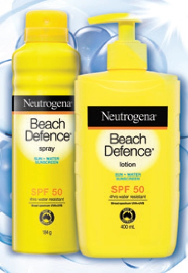 Neutrogena SPF 50+ Beach Defence Mist 184g or Lotion 400ml